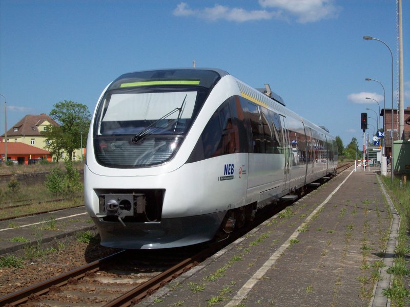 NEB VT 643.20 als OLA von Btzow nach Ueckermnde in Torgelow