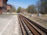 Schienen im alten Bahnhof Ueckermnde
