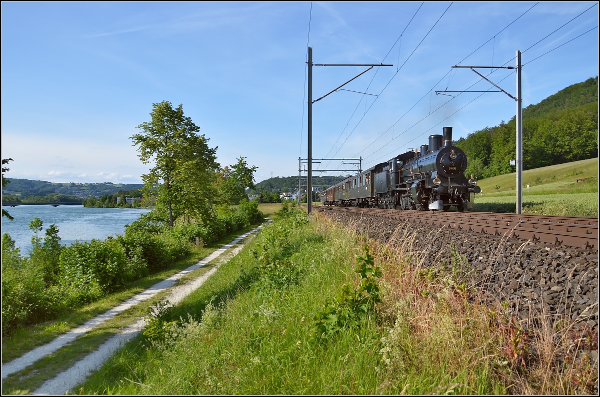 B 3/4 1367 an der Aare bei Holderbank. Mai 2015.