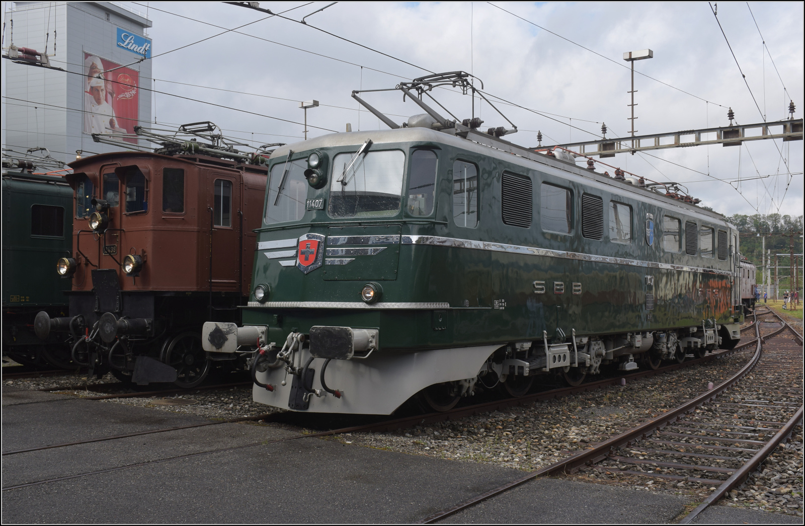 Depotfest Olten 2023. 

Ae 6/6 11407 'Aargau'. August 2023.