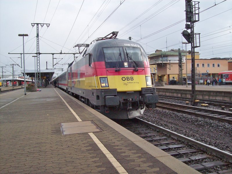 1116 036-3 mit IC 2082 Knigssee nach Hamburg Altona