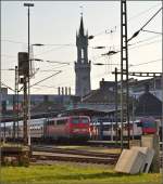 Wahrscheinlich der letzte Planeinsatz von 110 278-4 in die Grenzstadt Konstanz.