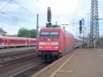 101 025 mit IC nach Frankfurt Süd in Fulda