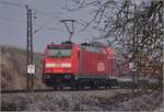 Die ehemalige Stuttgarter 146 206 mit einem RE von Basel nach Offenburg.