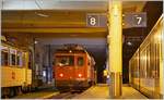 Die Hem 2/2 N° 12 der Rochers de Naye Bahn wird in Montreux für die Fahrt mit der Schneeschleuder zum Gipfel vorbereitet.
5. Jan. 2018 
