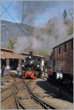 La DER de la Saison / Das Saison Ende der Blonay Chamby Bahn 2024 - Die SEG G 2x 2/2 105 der Blonay Chamby Bahn ist mit ihrem Zug in Chaulin angekommen und dampft nun zur Lokbehandlungsanlage.


27. Oktober 2024