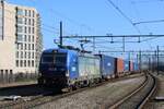 Breda gibt es in Italien und in die Niederlande und letztgenanntes Ort ist der Schauplatz für BLS 193 496 mit der KLV am 23 Februar 2025.