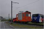 Der AL Te 2/2 101 in Aigle (Dépôt TPC).