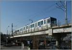 Zwei TL Bem 4/6 / Bem 558 sind kurz nach Montelly auf der Farht nach Lausanne Flon.
11. März 2011