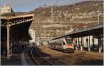 Die SBB hat die historischen Bahnsteigdächer von Vevey, die um das Jahr 1900 errichtet wurden, vorbildlich restauriert.