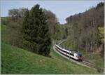 Landschaftlich sehr schön ist der Einschnitt zwischen Courtepin und Pensier auf der TPF Strecke Ins - Fribourg.
