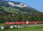 JAHRESRUECKBLICK 2014  von Walter Ruetsch  SEPTEMBER  OeBB: Kehrichtzug mit der Re 4/4 | 10009 auf der Fahrt nach Oensingen am 22.
