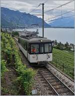 Die beiden ex  Bipperlisi  Be 4/4 1006 und 1007 haben durch das neue MOB Fahrplankonzept ihr Einsatzgebiet als Regionalzug Triebwagen fast vollst�ndig verloren, trotzdem sehe ich den in Montreux