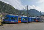 Kaum auf Bild passt der von der CEV MVR übernommene, MIB Be 2/6 13 in Meiringen.