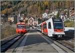 Der alte geht, der neue kommt : der TMR BDeh 4/8 21 (UIC 90 85 838 0872-4 CH-TMRSA) als R 26210 auf der Fahrt von Vernayaz nach Vallorcine verlässt Finhaut, während der neue TMR /SNCF Beh