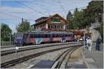 Der Bhe 4/8 303 in Glion.