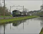 Durchfahrt der heißen Fuhre durch Bürglen mit Lok Ae 4/7 10950 der Swisstrain.