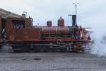 VVT 8511 macht Dampf ins Depot Mariembourg der CFV3V am 22 September 2023.
